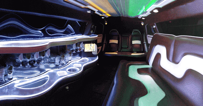 San Francisco Rolls Royce Limo Interior
