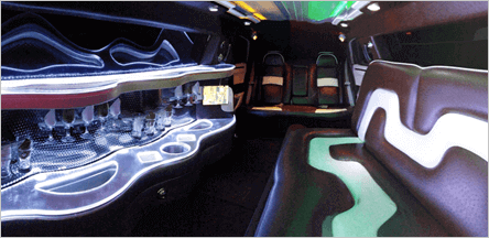 San Francisco Rolls Royce Stretch Limo Interior